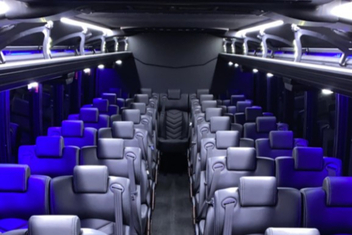 Novi Charter Bus Interior