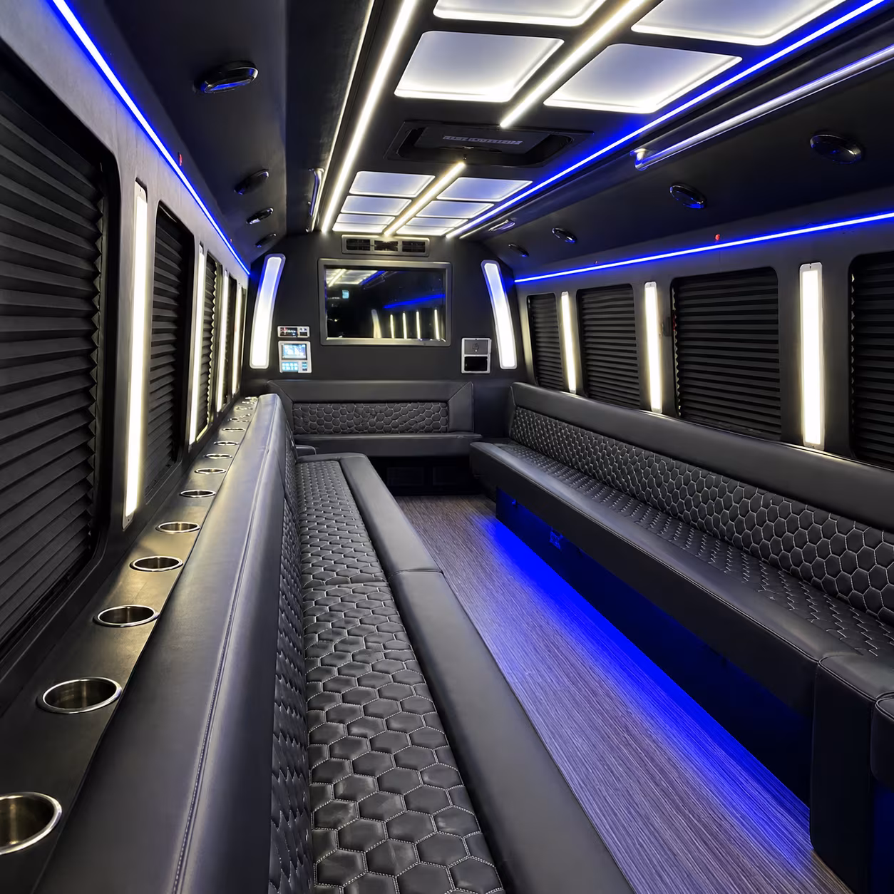 novi party bus rental interior